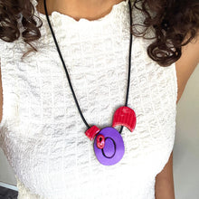 Cargar imagen en el visor de la galería, Collar dúo Lila
