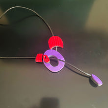 Cargar imagen en el visor de la galería, Collar dúo Lila
