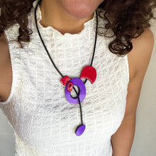 Cargar imagen en el visor de la galería, Collar dúo Lila
